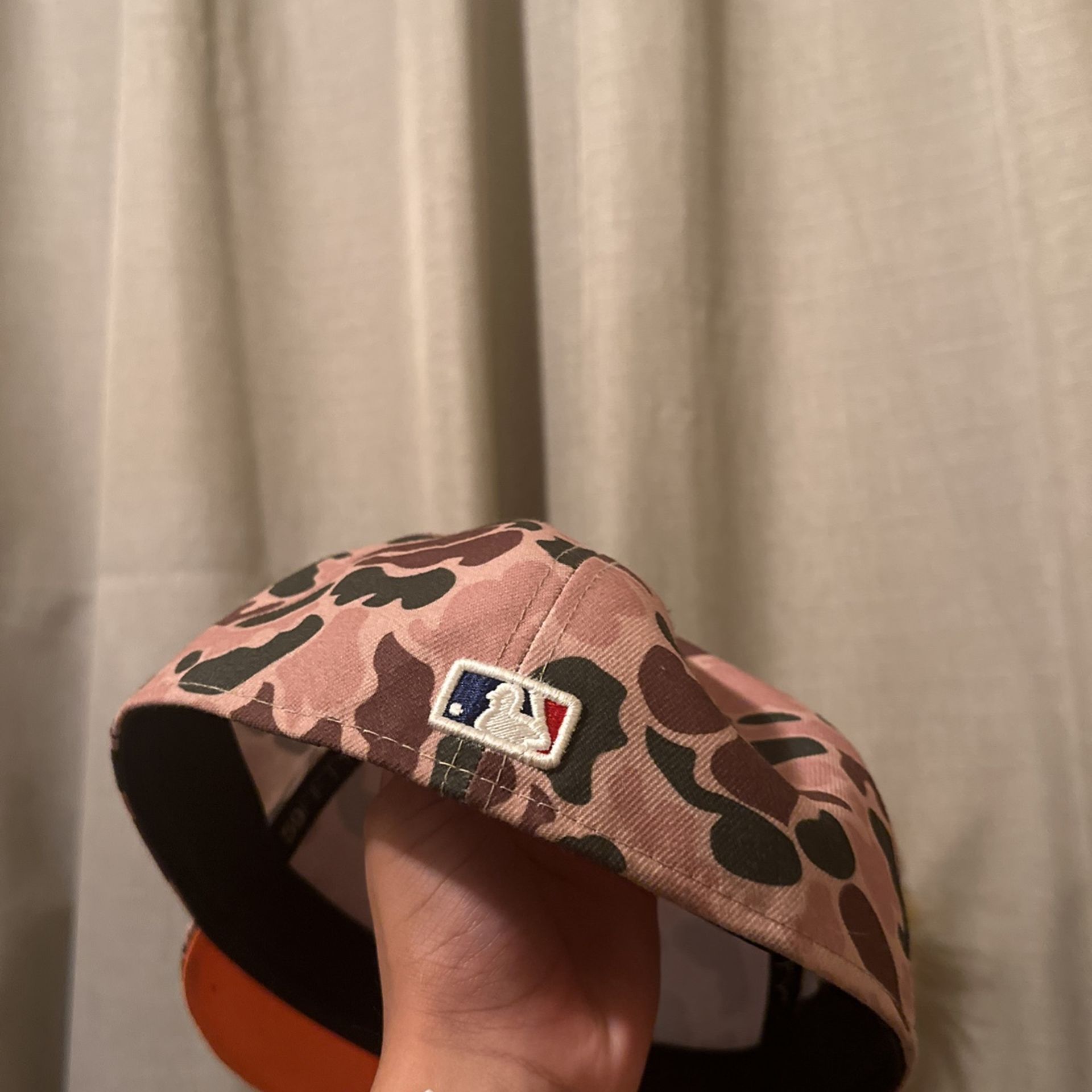 59FIFTY Houston Astros Duck Camo 2017 World Series - Orange UV 8