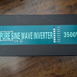 WZRELB 3500W Pure Sine Wave Power Inverter 12v