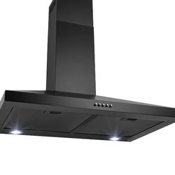 30 inch black stainess steel convertible Kitchen Hood Range Wall Mount Range Exhaust  Hood