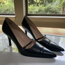 Black Pumps Heels Pointed Toe
