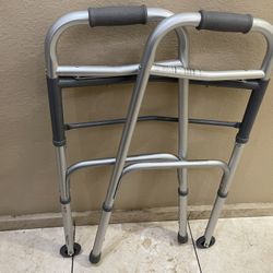 Guardian Folding Walker with 3" Wheels - Lightweight, Durable & Space-Saving b (Model G07731-8)