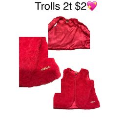Vest Great Condition For Girls Size 2t 💖💖1X 
