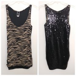 Windsor sequin animal print top smallWindsor sequin animal print top small