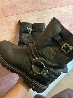 Kuma leather motorcycle boots sz 10