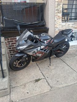 Black Sport Motorcycle Electric Bike
