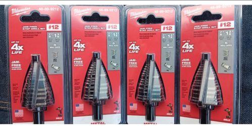 Milwaukee Jam Free Step Drill Bits