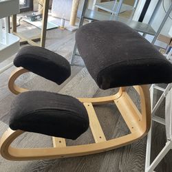 Free Bamboo Office Kneeling Chair