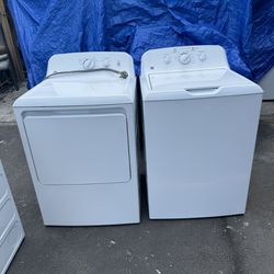 GE Washer And Electric Dryer Almost New One Receipt For 100 Days Warranty 