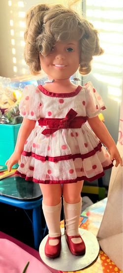 Vintage 1974 Blonde Doll with Stand