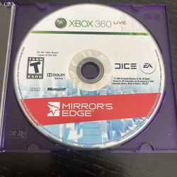 Mirrors Edge Xbox 360 video game 