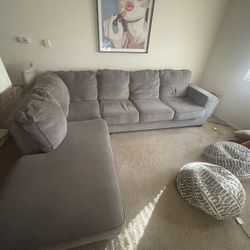 Gray L couch- Ashley furniture. 