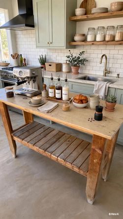Charming Solid Pine Entry Table/ Bar