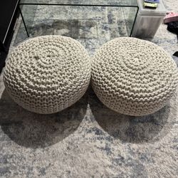 Target Beige Pouf Ottoman
