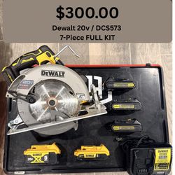 Dewalt XR Circular Saw 7 - 1/4 & Batteries