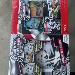 TRADING - Pokemon White Flare Binder and Poster Collection