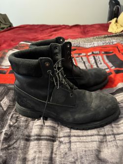 Black Timberland Boots
