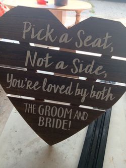 Wedding Decor/Sign 