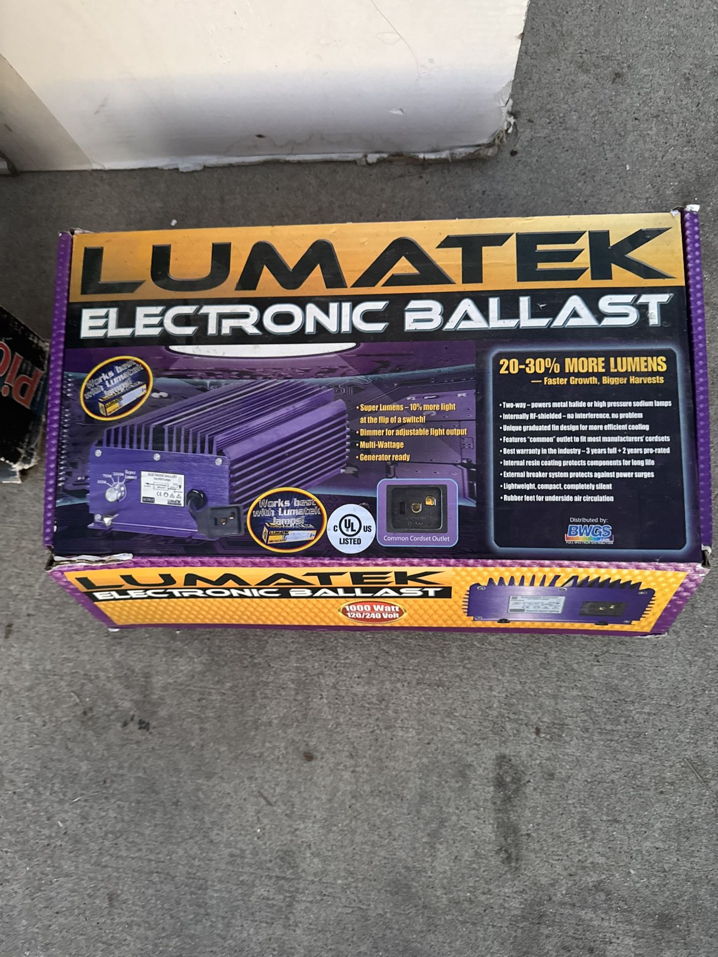 Grow Kit Electronic Ballast