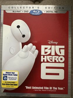 Disney Big Hero 6 Blu Ray 