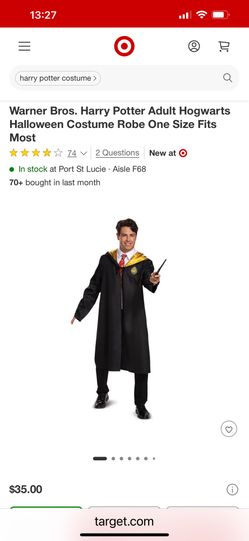 Harry Potter Costume w/ Glasses