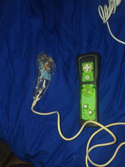 Nintendo wii transparent controller set