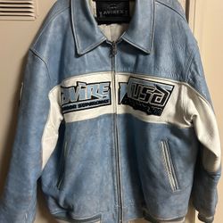 Authentic Xxl Avirex black Spider Leather Jacket.