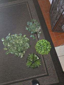 Artificial Faux Plant Lot of 4