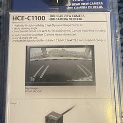 Alpine Rear View Camera 