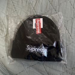 Black Supreme Beanie