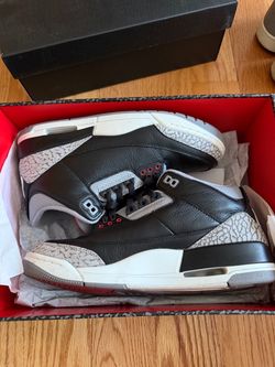 Jordan 3 black cement size 8.5
