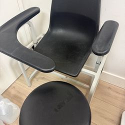Phlebotomy Chair With Stool  