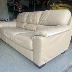 FREE LEATHER SOFA