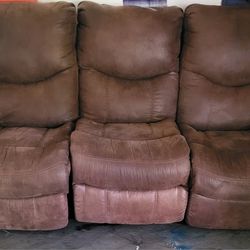 Double Recliner Sofa, Washer And Dryer Set