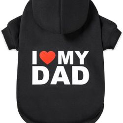 GreenJoy Dog Sweater Dog Hoodie Cold Weather Dog Coat Hooded Sweatshirt 