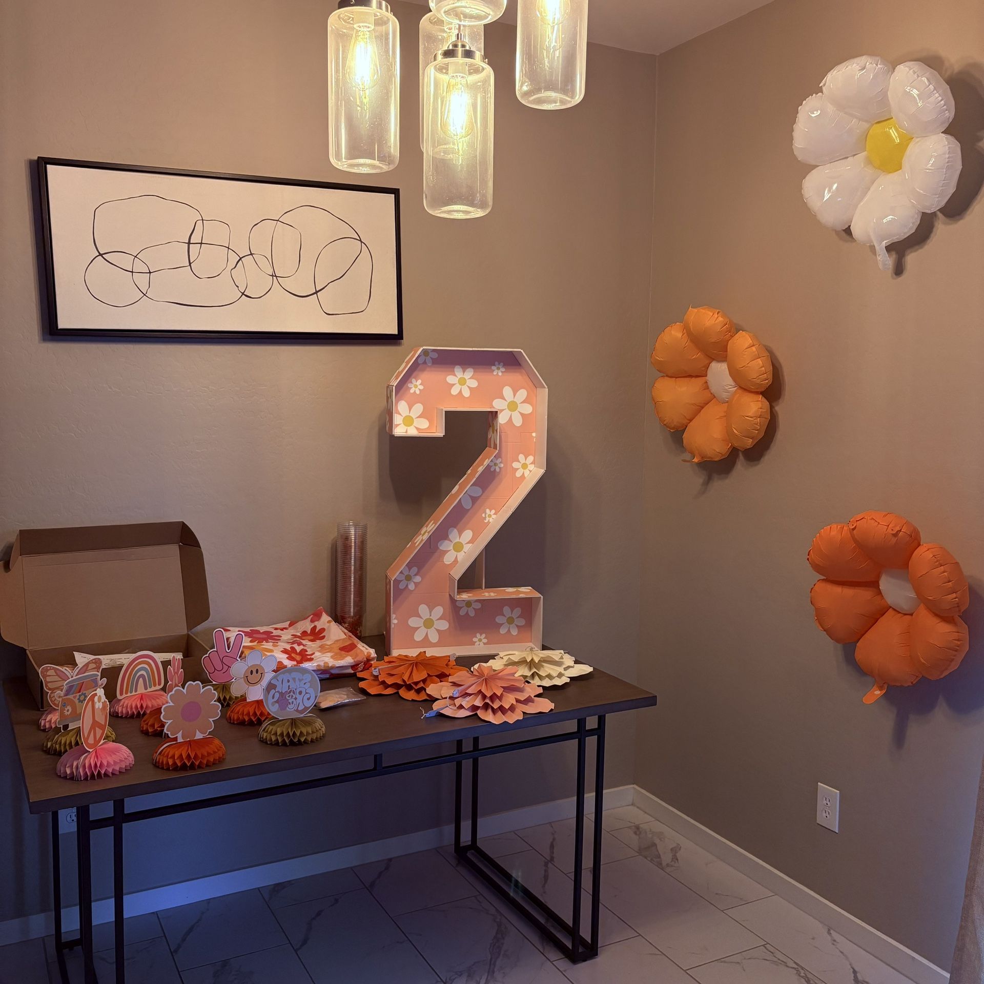 Groovy Two Birthday Party Decorations