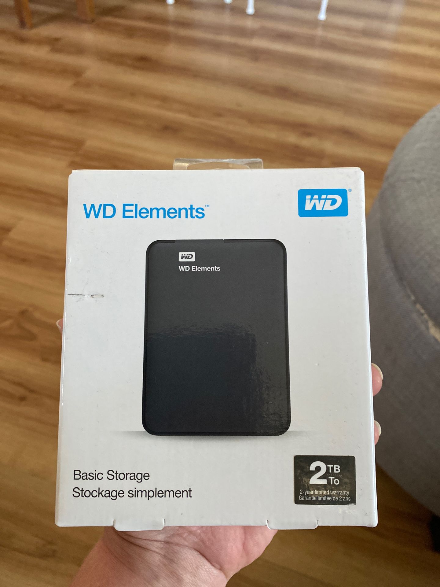 2TB External Hard Drive.