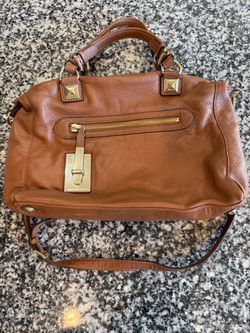 Michael Kors Brown Leather Satchel Handbag