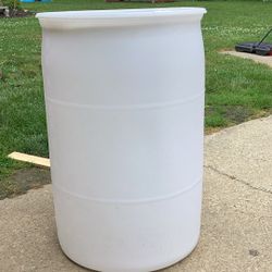 50 Gallon Polypropylene Heavy Duty Plastic Barrel 