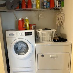 Electric Washer And dryer Set 