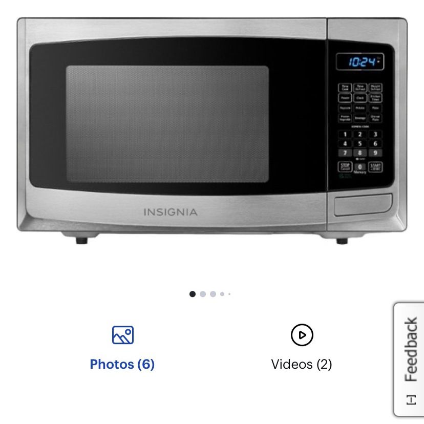 Insignia - 0.9 Cu. Ft. Compact Microwave - Stainless steel for Sale in New  York, NY - OfferUp
