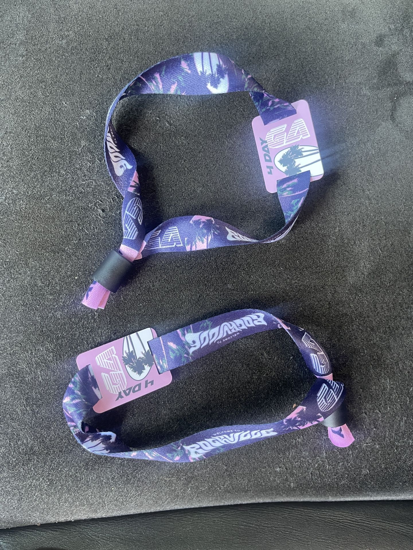 2 General Admission 4-Day Rockville Tickets 375 Each bracelet