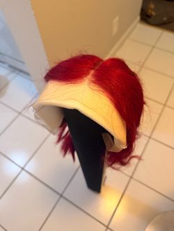 Red Human hair 18 inch
