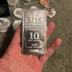 10 Ounce Silver Bar 