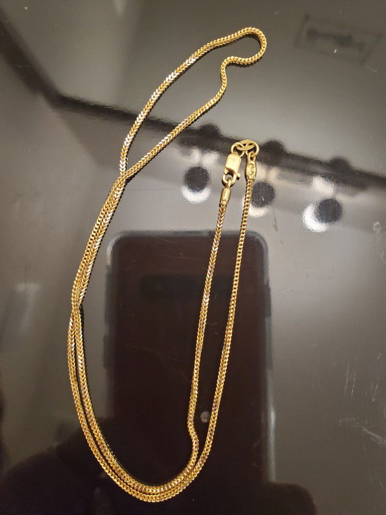 REAL 18K (750) GOLD Chain, 18" 5.5gr