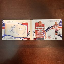 2021 Immaculate Landon Donovan Signature Moves Booklet /10 Auto USA
