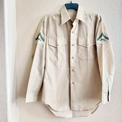 Halloween Costume Military Mens Shirt
