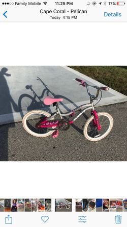 Girls bike