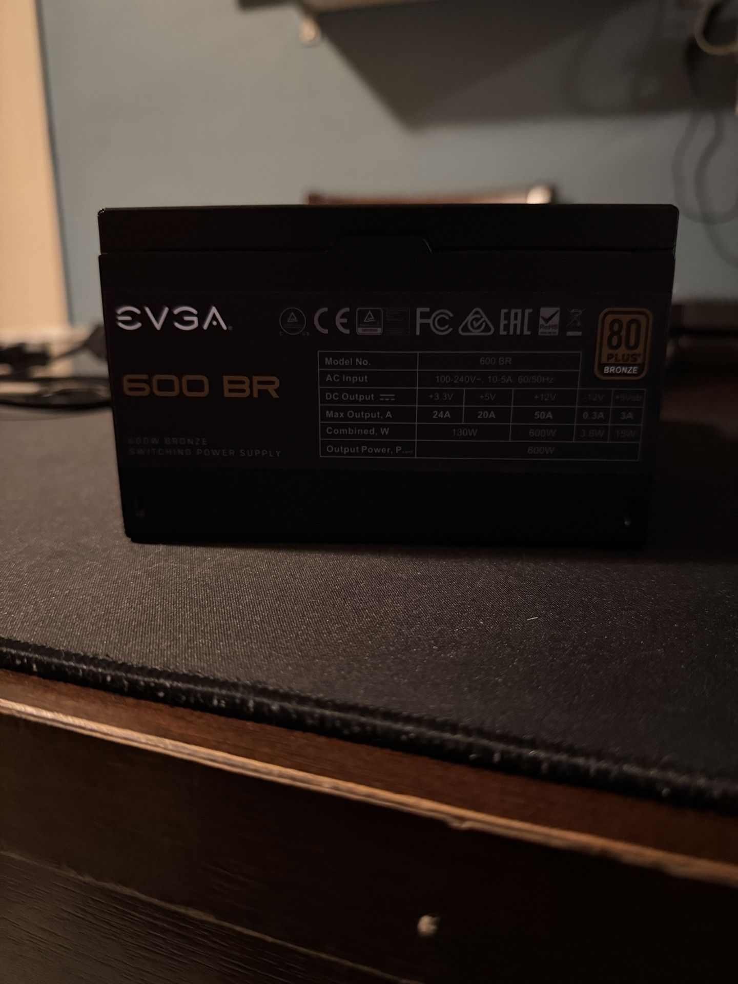 EVGA 600 BR Bronze Power Supply