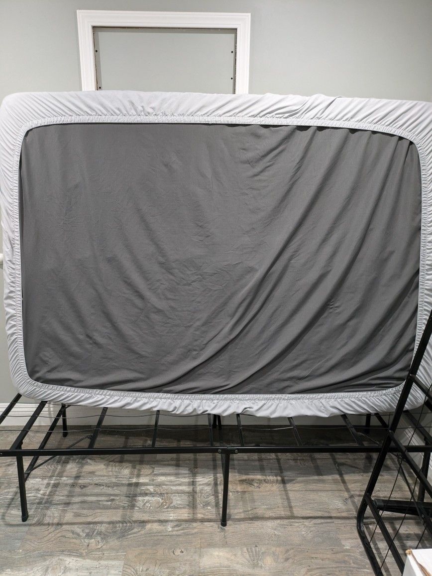 10" Full Size Mattress (Serta Brand) with Bed Frame