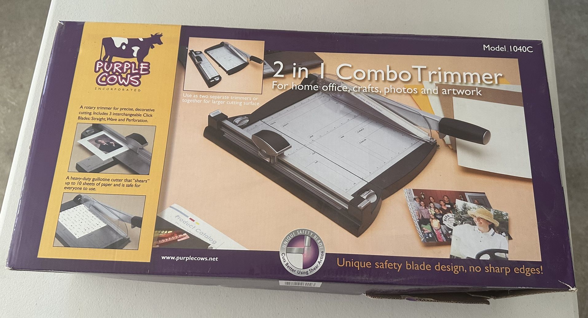 2 in 1 Combo Paper Trimmer